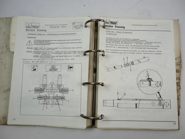 Deutz Topliner Powerliner Starliner Mähdrescher Technisches Handbuch 1996
