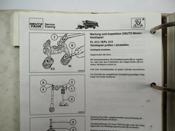 Deutz Topliner Powerliner Starliner Mähdrescher Technisches Handbuch 1996