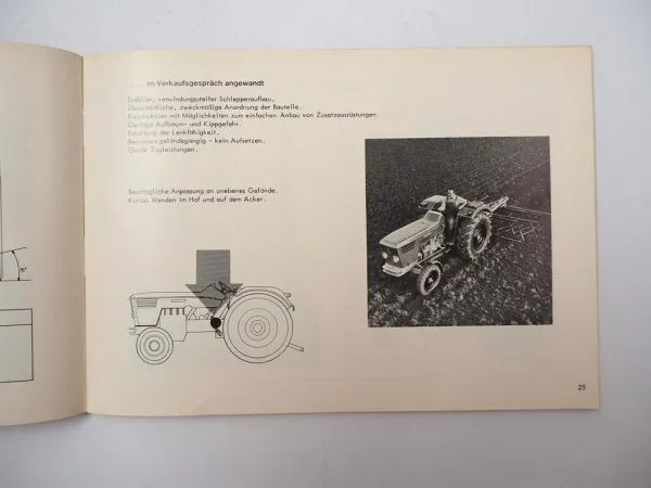 Deutz Werbeheft A-Z Nr. 10 Vorstellung Schlepper Serie 06 D 2506 - 9006 1960er J.