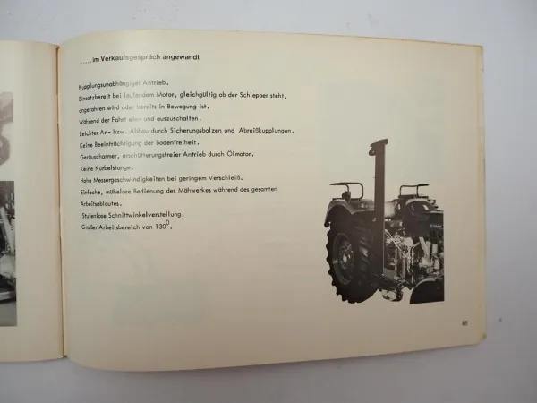 Deutz Werbeheft A-Z Nr. 10 Vorstellung Schlepper Serie 06 D 2506 - 9006 1960er J.