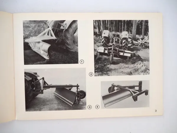 Deutz Werbeheft A-Z Nr. 11 Thema Spezialgeräte am Schlepper 1960er Jahre