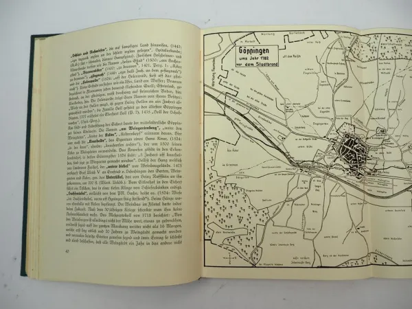 Die Geschichte der Stadt Göppingen 1.Teil 1937 Karl Kirschmer Baden-Württemberg