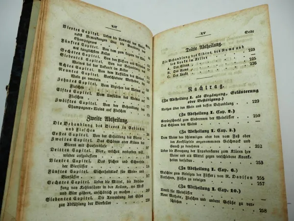 Die Kellerwirtschaft Heinrich Schmidt Weimar 1856 Wein Bier Cider Rum Arak