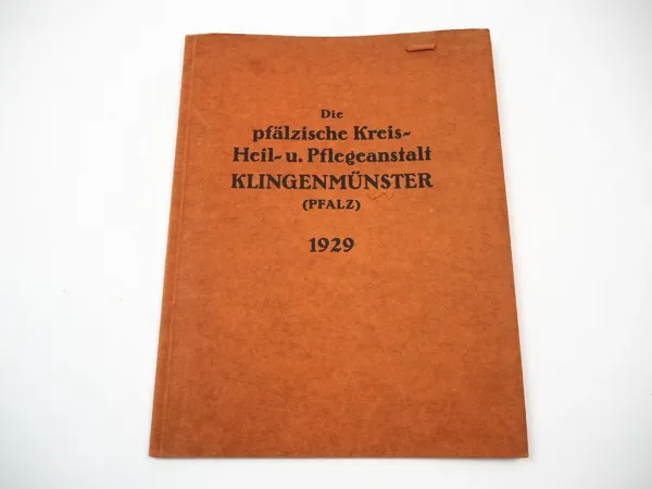 Die pfälzische Kreis Heil und Pflegeanstalt Klingenmünster Pfalz 1929