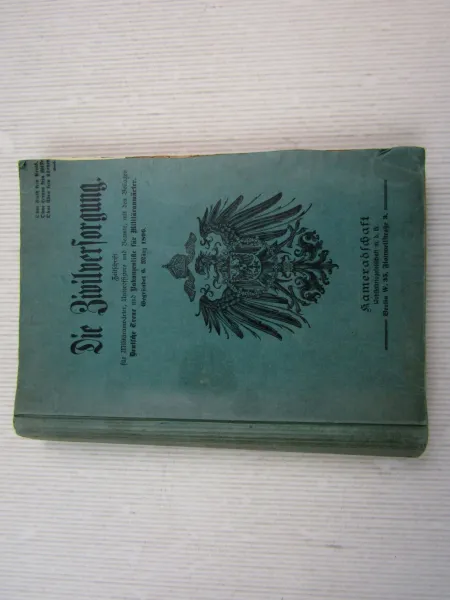 Die Zivilverfolgung Zeitschrift 26 Ausgaben 04/1910 - 03/1911