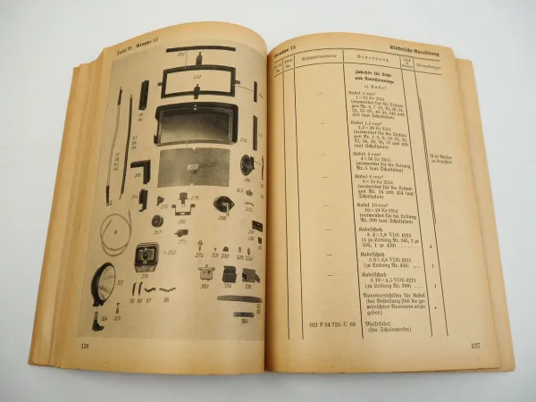Dienstvorschrift D608/12 Sd.Kfz 8 DB10 12 to Halbkettenfahrzeug Ersatzteilliste