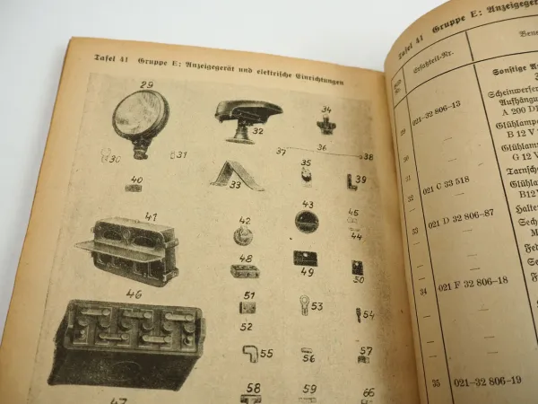 Dienstvorschrift D660/2 Sd.Kfz 11 Hkl 6 Halbkettenfahrzeug Ersatzteilliste 1943