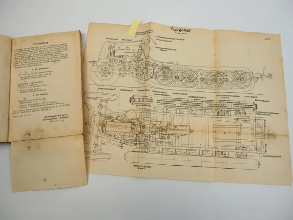 Dienstvorschrift D660/2 Sd.Kfz 11 tl6 Halbkettenfahrzeug Ersatzteilliste 1939
