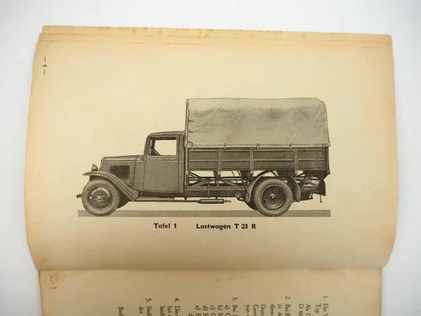 Dienstvorschrift D661/16 Ersatzteilliste Citroen Typ 23R LKW Wehrmacht 1944