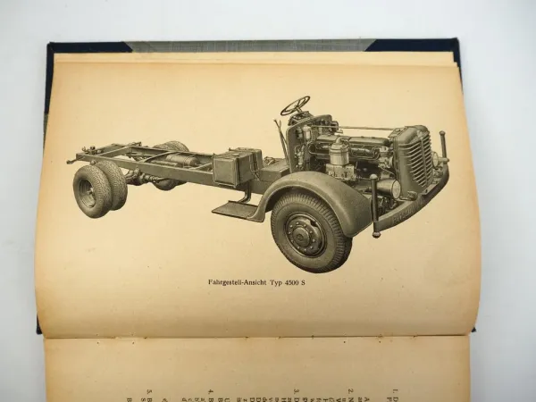 Dienstvorschrift D667/9+10 Büssing NAG 4500 S A LKW ETL und BA Wehrmacht 1942