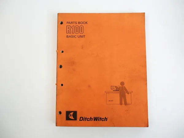 Ditch Witch R100 Basic Unit Tractor Parts Book 1992
