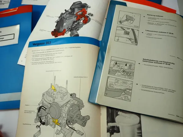 div Reparaturleitfaden VW Polo 2 86c Coupe Fahrwerk Karosserie Getriebe Elektrik