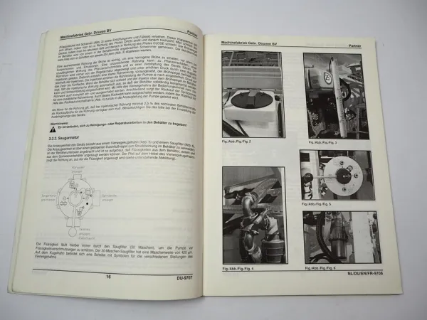 Douven Partner Feldspritzen Betriebsanleitung Bedienung Schaltplan 1997