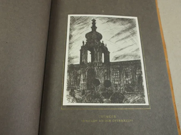 Dresden sonst und jetzt + Kunstblätter nach Originalradierungen von E. Wünsche