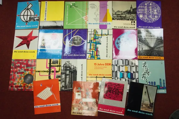 Du und dein Werk Zeitschriften Buna 1961 - 1967 Sammelmappe Schkopau Dow