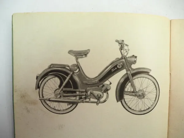 Dürkopp Fratz IV Moped 3-Gang 48 ccm Werkstatthandbuch Reparaturanleitung 1957