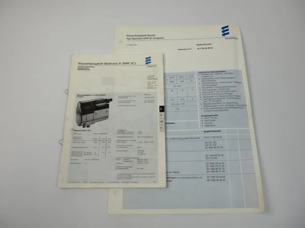 Eberspächer Hydronic B4W SC Wasserheizgerät Betriebsanleitung Einbau 10/1997