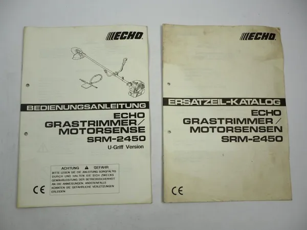 Echo SRM 2450 Motorsense Betriebsanleitung Ersatzteilliste 1994 Original