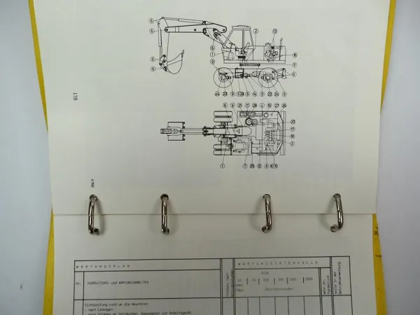 Eder M815 Hydraulikbagger Betriebsanleitung Bedienung Wartung