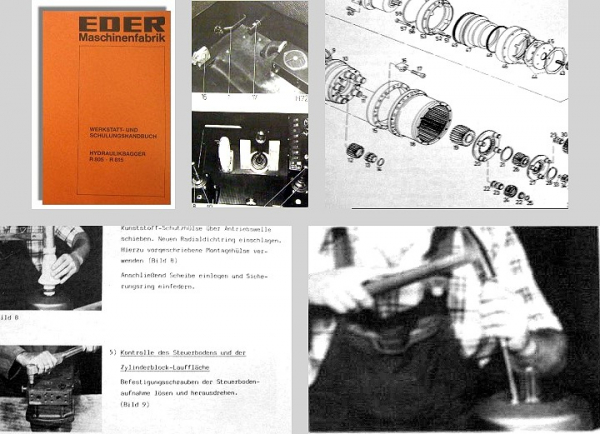 Eder R805 R815 Hydraulikbagger Werkstatthandbuch