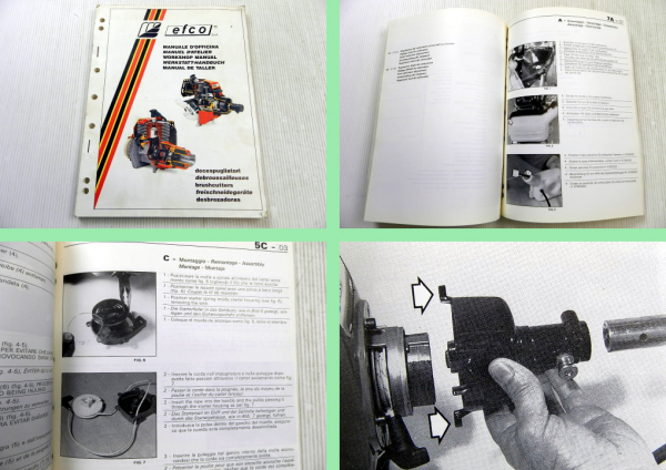 efco Freischneidegeräte Reparaturhandbuch Werkstatthandbuch Workshop Manual