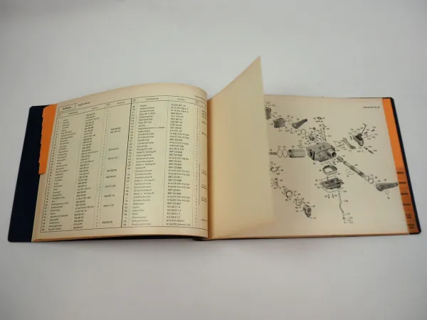 Eicher 3009 Tiger 2 Schlepper Ersatzteilliste 1969 EDK 3-2 ZF A-208 Original