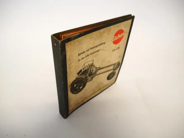Eicher G280 Geräteträger Betriebsanleitung Original Bedienung & Wartung