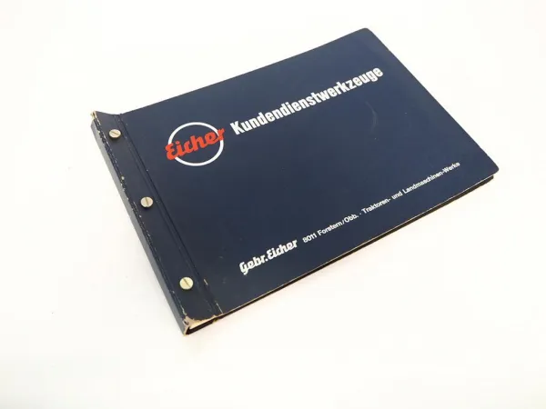 Eicher Kundendienstwerkzeuge Werkzeug Katalog Motor Düsen Hydraulik Getriebe