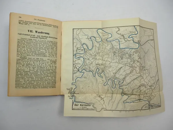 Eifelverein Eifel Wanderrouten mit Karten 1899 Trier Verlag H. Stephanus