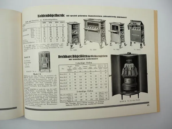 Eisen Fuchs GmbH Stuttgart Ofen Katalog Nr. 275 ca. 1930/40er Jahre