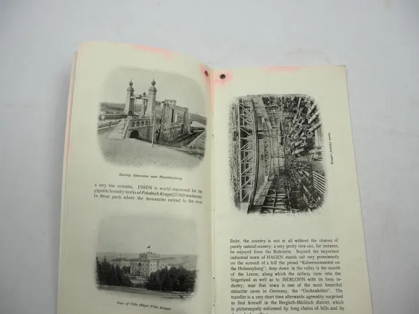 Eisenbahn Official Guide of the German Railways Bahn Direktion Altona ca. 1900