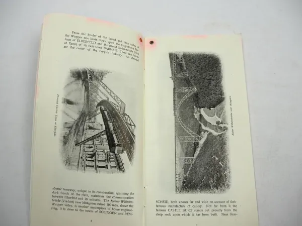 Eisenbahn Official Guide of the German Railways Bahn Direktion Altona ca. 1900