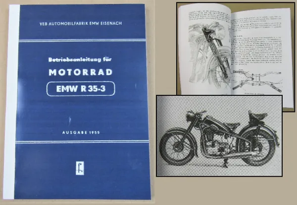 EMW R35-3 Motorrad Betriebsanleitung 1955