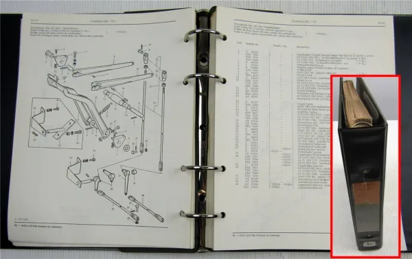 Ersatzteilkatalog John Deere 730 Mähdrescher Ersatzteilliste Parts Catalog 1974