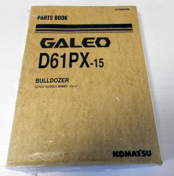 Ersatzteilkatalog Komatsu Galeo D61PX-15 Bulldozer Parts book 2004