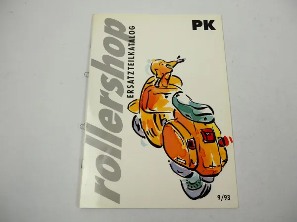 Ersatzteilkatalog Piaggio Vespa PK 50 80 125 Roller Ersatzteilliste 09/1993