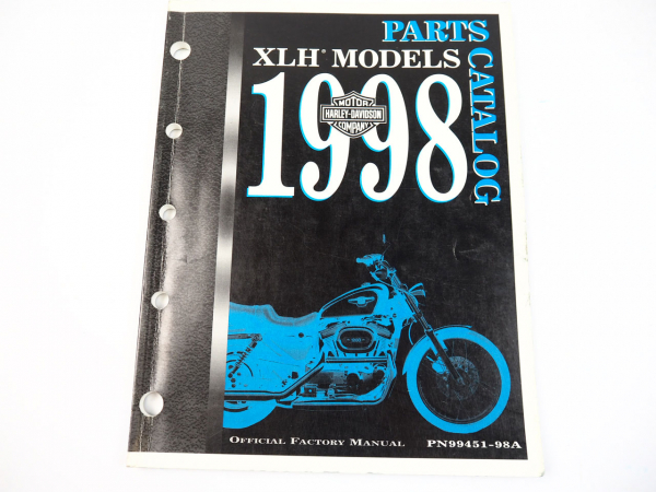 Ersatzteilliste Harley XL 53C XLH 883 1200 Sportster 1998 Parts Catalog List