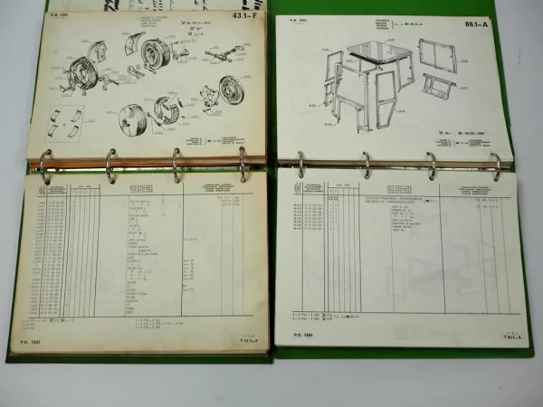 Ersatzteilliste Renault 301 351 361 421 461 551 651 ... Ersatzteilkatalog