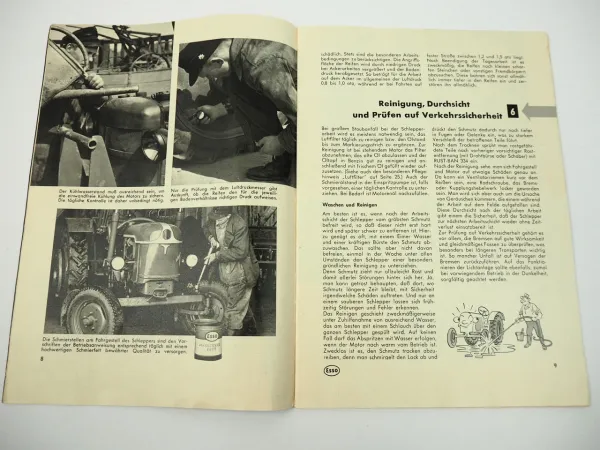 ESSO Ratgeber Schlepper Pflege und Landkurier 1951