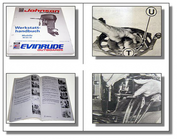 Evinrude Johnson 25 40 45 48 50 55 EI Außenborder Werkstatthandbuch
