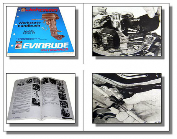 Evinrude Johnson 9.9 10 14 15 20 25 28 30 35 ES Außenborder Werkstatthandbuch