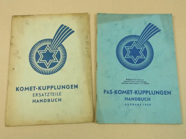 F&S Sachs Komet Kupplungen Handbuch 1939 und Ersatzteilliste 1938