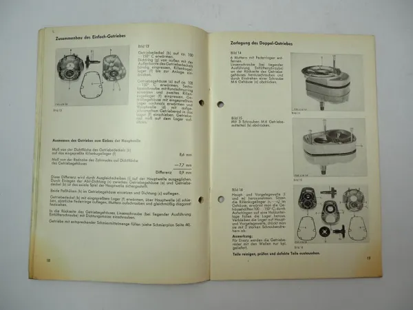 F&S Sachs Stamo 76 Motor Werkstatthandbuch Reparaturanleitung 1964