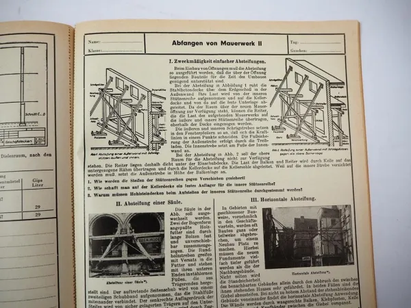 Fachbuch Merk- und Arbeitsblätter für Baugewerbe Metallgewerbe Verlag Gehlen