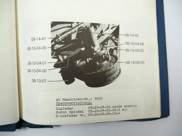 Fähse Beta 1500 Futterrübenroder Betriebsanleitung Ersatzteilliste ca. 1972