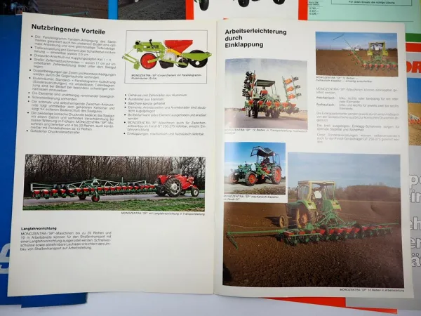 Fähse Miniair Monoair Sämaschine Mappe mit 7x Prospekt + Preisblatt 1980er Jahre