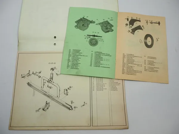 Fähse Monodrill Einzelkorn Sämaschine 2x Ersatzteilliste 1960/70er Jahre