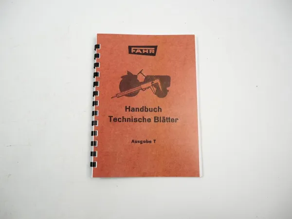 Fahr D12 17 22 25 30 40 66 88 90 130 180 - 540 Werkstatthandbuch Motor & Getriebe