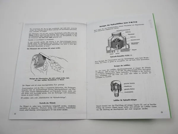 Fahr D66 D88 D400 Kraftheber Betriebsanleitung