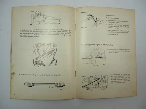 Fahr KM20 KM22 Kreiselmäher Betriebsanleitung 1969